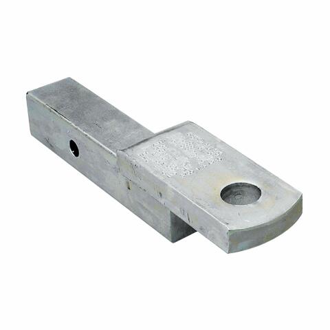 Ball Mount, 12,000 lbs. GTW, 1-1/4" Ball Hole, 8-1/2" Length, 1" Rise, 2" Drop, Zinc