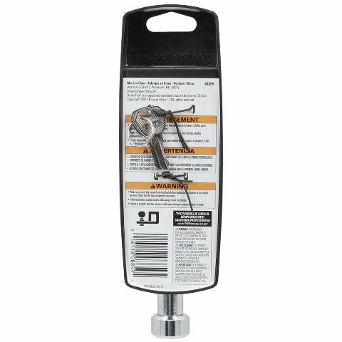 Draw-Tite 63259 5/8" Dogbone Style Receiver Lock with Sleeve Compatible with 3" Square Receivers