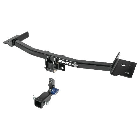 Draw-Tite 76910 Hidden Hitch® Completely Hidden Trailer Hitch 2 in. Removable Receiver, Black, Compatable with 2020-2022 Ford Explorer, 2020-2023 Lincoln Aviator
