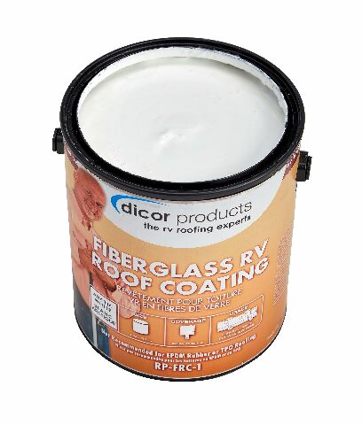 Dicor RP-FRC-1 Fiberglass RV Roof Coating System - White, 1 Gallon