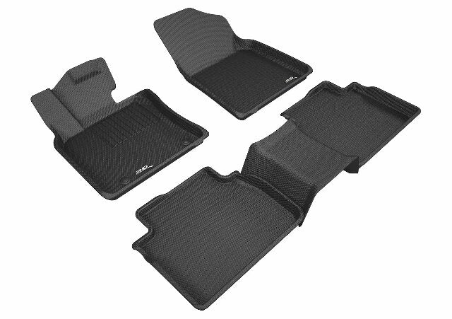 3D MAXpider Custom Compatible with Kagu Floor Mat (Black) Compatible with Toyota Camry - Full Set 2018-2024