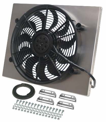 ELEC FAN RAD 22 W/SHRD ASSY