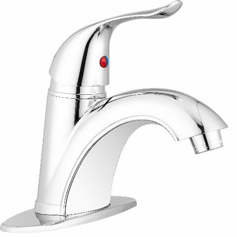 Dura Faucet DF-NML202-CP RV Single Handle One Hole Bathroom Faucet (Chrome)