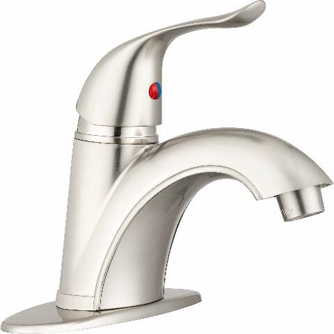 Dura Faucet DF-NML202-SN RV Single Handle One Hole Bathroom Faucet (Brushed Satin Nickel)