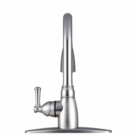 Dura Faucet DF-PK160-SN RV Non-Metallic Pull-Down Kitchen Sink Faucet (Brushed Satin Nickel)
