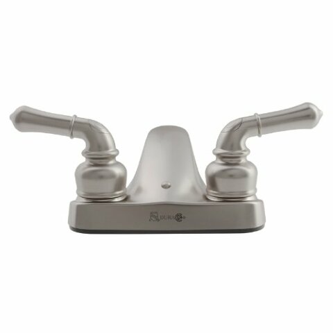 Dura Faucet DF-PL700C-SN RV 2-Hole Bathroom Faucet with Classic 2-Handles (Brushed Satin Nickel)