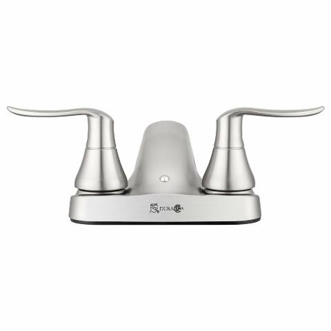 Dura Faucet DF-PL700LH-SN RV Bathroom Faucet with Winged Levers (Satin Nickel)