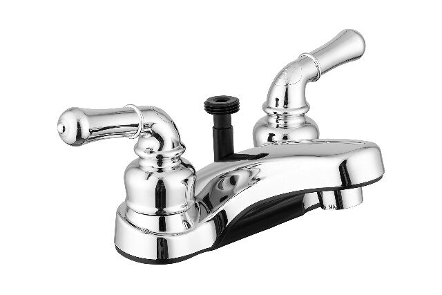 Dura Faucet DF-PL720C-CP RV Bathroom Faucet with Classical Handles and Shower Hose Diverter (Chrome)
