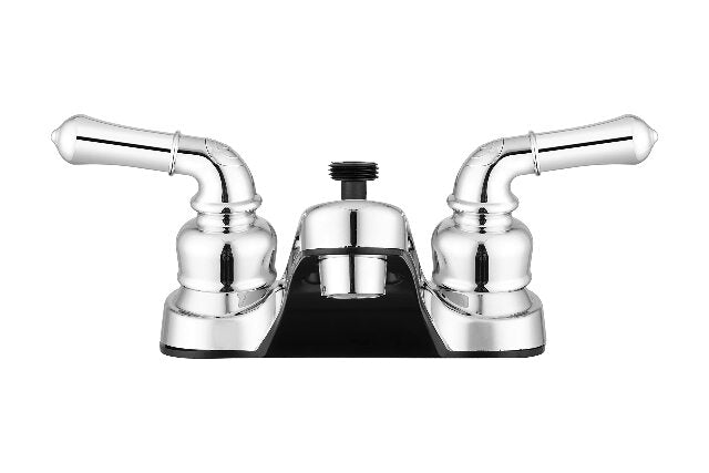 Dura Faucet DF-PL720C-CP RV Bathroom Faucet with Classical Handles and Shower Hose Diverter (Chrome)