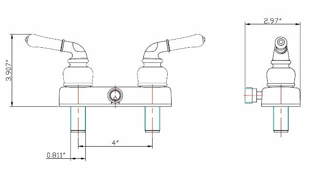 Dura Faucet (DF-SA100C-ORB) RV/Motorhome Shower Faucet Valve Diverter with Easy Turn Handles (Oil Rubbed Bronze)