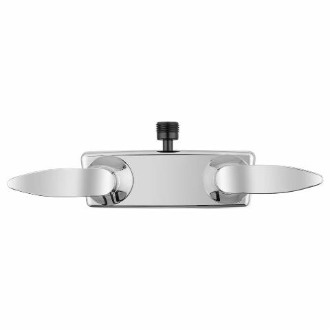 Dura Faucet DF-SA100LH-CP RV Shower Faucet Valve Diverter with Winged Levers (Chrome)