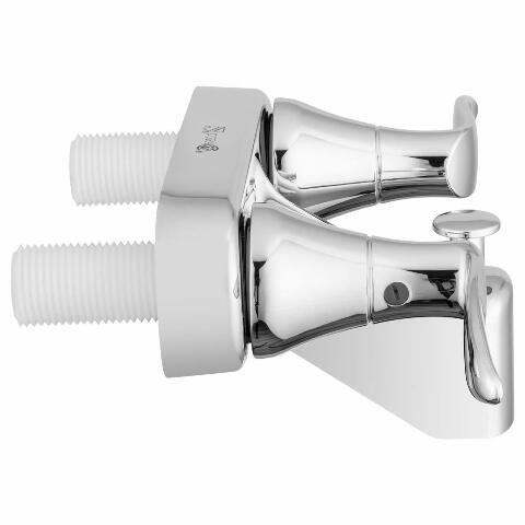 Dura Faucet DF-SA110LH-CP RV Tub & Shower Faucet Valve Diverter with Winged Levers (Chrome)