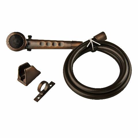 Dura Faucet DF-SA130-ORB RV Economical Shower Head and 60-inch Hose Kit - Water-Saving Trickle Switch (Oil Rubbed Bronze)