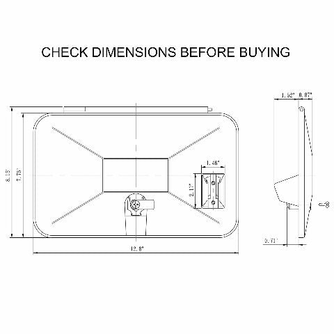 Dura Faucet DF-SA170D-BK RV Weatherproof Replacement Door Brand Exterior Shower Box Kit - Lockable (Black) - Only Works Branded Shower Box Kits