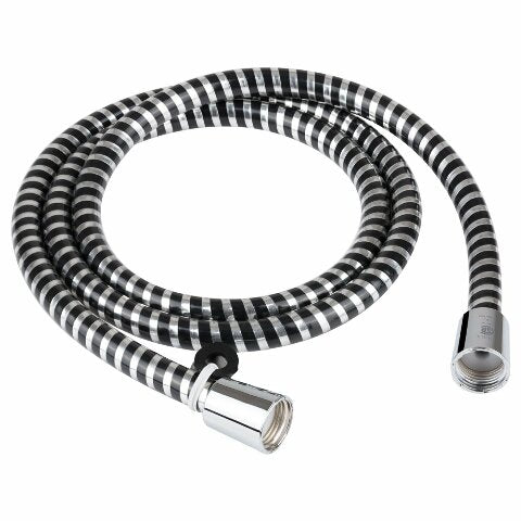 Dura Faucet DF-SA230-CP RV 60-inch Vinyl Shower Hose (Chrome and Black)