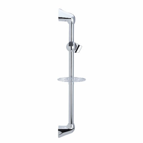Dura Faucet DF-SA300CL-CP RV Adjustable Handheld Showerhead Shower Slide Bar (Chrome)