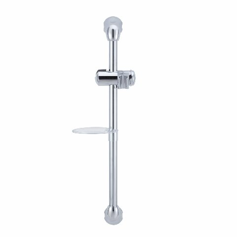 Dura Faucet DF-SA300CL-CP RV Adjustable Handheld Showerhead Shower Slide Bar (Chrome)