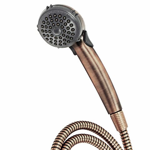 Dura Faucet DF-SA400-ORB RV Hand Held Shower Wand - Water-Saving Trickle Switch (Oil Rubbed Bronze)