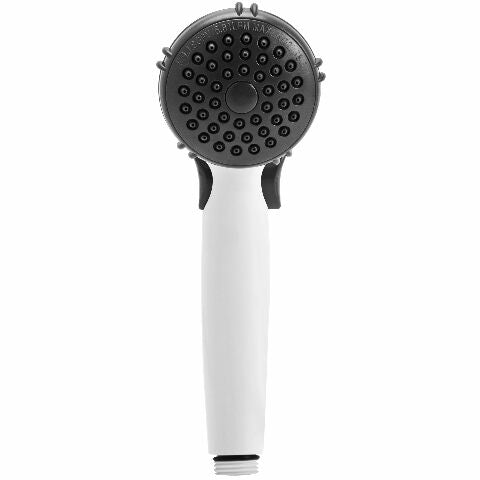 Dura Faucet DF-SA400-WT RV Hand Held Shower Wand - Water-Saving Trickle Switch (White)