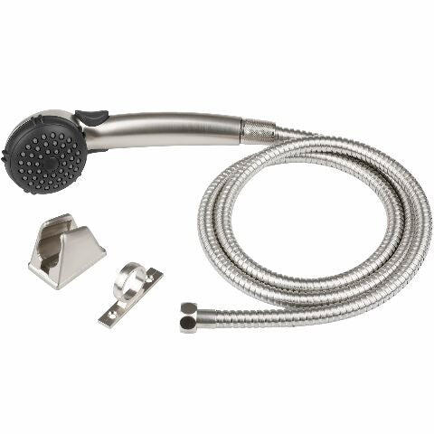 Dura Faucet DF-SA400K-SN RV Hand Held Shower Head - Stainless Steel Hose Kit (Brushed Satin Nickel)