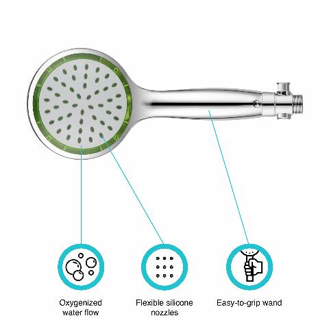 Dura Faucet DF-SA470K-CP RV Pressure-Assist Hand Held Shower Kit with Air-Turbo Technology (Chrome)