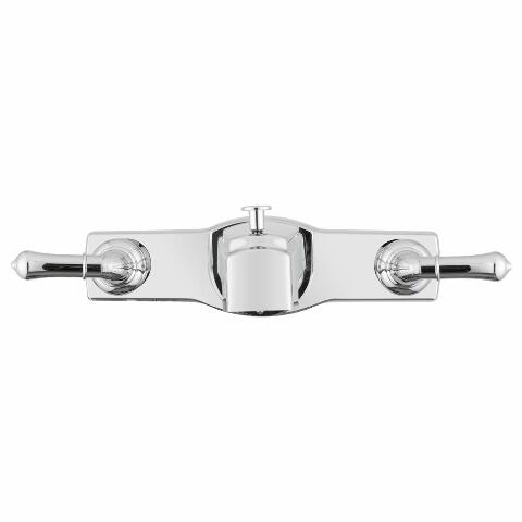 Dura Faucet Economical Two Handle Classic Tub and Shower Faucet Diverter Compatible with Handheld Shower (Chrome Polished)