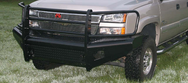 Fab Fours CH05-S1360-1 Black Steel Front Ranch Bumper