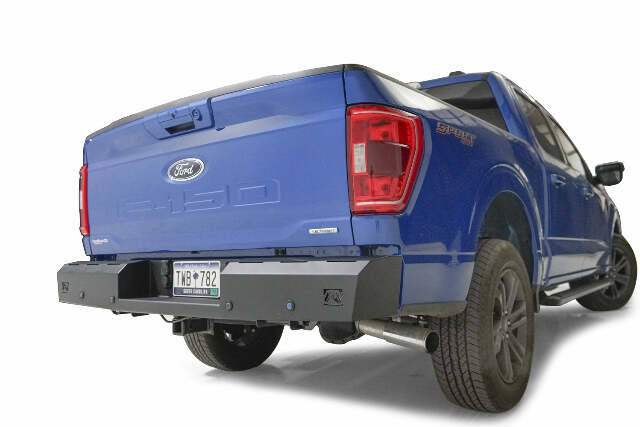 Fab Fours FF21-RT5150-1 Red Steel Rear Bumper Fits 21-22 F-150