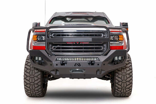 Fab Fours GM15-X2850-1 Matrix Front Bumper Fits Sierra 2500 HD Sierra 3500 HD