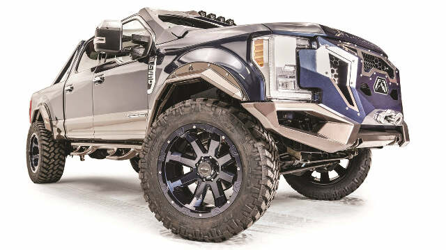 Fab Fours TF4110-1 Open Fender Flare Fits F-250 Super Duty F-350 Super Duty