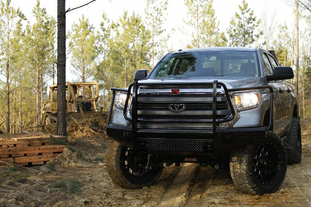 Fab Fours TT14-K2860-1 Black Steel Front Bumper Fits 14-21 Tundra