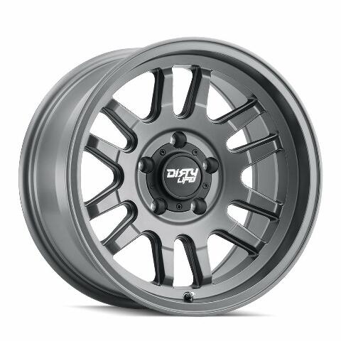 Dirty Life CANYON Satin Graphite Wheel with Alloy Steel (17 x 9. inches /6 x 106 mm, 0 mm Offset)