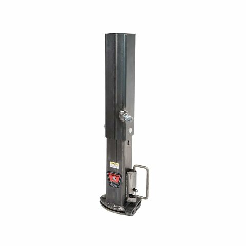BULLDOG 0289600300 Gooseneck Coupler, 2-5/16 Inch Diameter, Outer & Inner Tube, 32-40 Inch Adjustable Height, Cast Locking Plates, Load Bearing Pin, 25,000 lbs. Capacity, Square, Raw