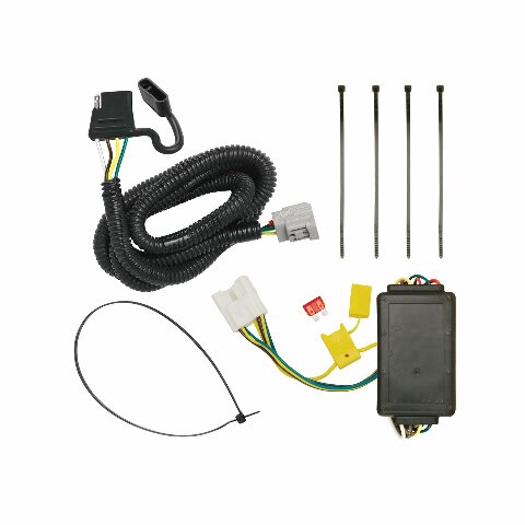 Tekonsha 118255 Tow Custom Harness, 4-Way Flat, w/Circuit Protected ModuLite Module, Compatible with Lexus RX350, RX350L and RX450h