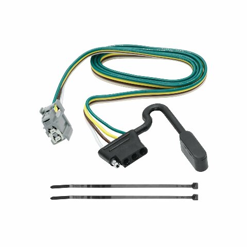 TEKONSHA 118264 4-Flat Tow Harness Wiring Package, Silver