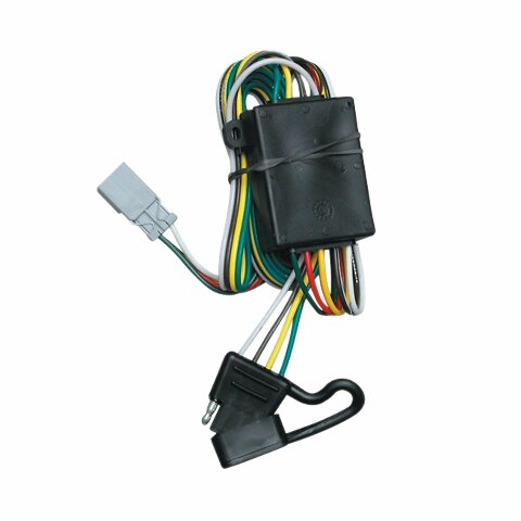Tekonsha 118336 T-One T-Connector Harness,4-Way Flat,w/Converter, Black