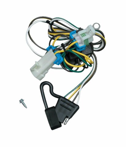 Tekonsha 118359 T-One® T-Connector Harness, 4-Way Flat, Compatable with 1998-2004 Chevrolet S10, 1998-2004 GMC Sonoma, 1998-2000 Isuzu Hombre Black
