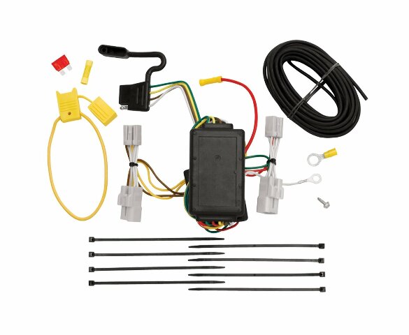 Tekonsha 118412 T-One® T-Connector Harness, 4-Way Flat, w/Circuit Protected ModuLite® Module, Compatable with 2006-2012 Toyota RAV4, 2008-2010 Toyota Sequoia,Black