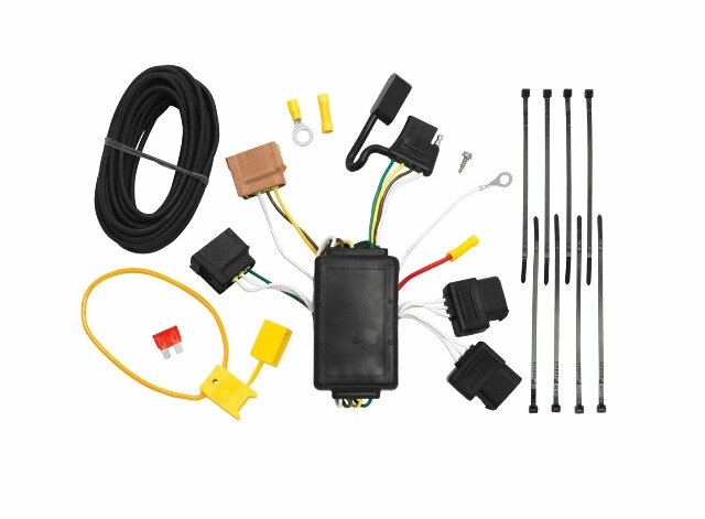 TEKONSHA 118422 T-One® T-Connector Harness, 4-Way Flat, w/Circuit Protected ModuLite® Module, Compatable with 2011-2013 Ford Fiesta, 2006-2012 Ford Fusion