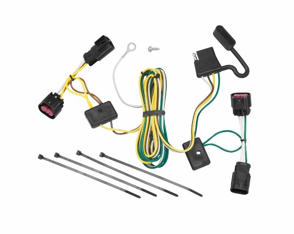 TEKONSHA 118450 T-One® T-Connector Harness, 4-Way Flat, Compatable with 2008-2012 Buick Enclave, 2008-2012 Chevrolet Malibu, 2009-2012 Chevrolet Traverse Black