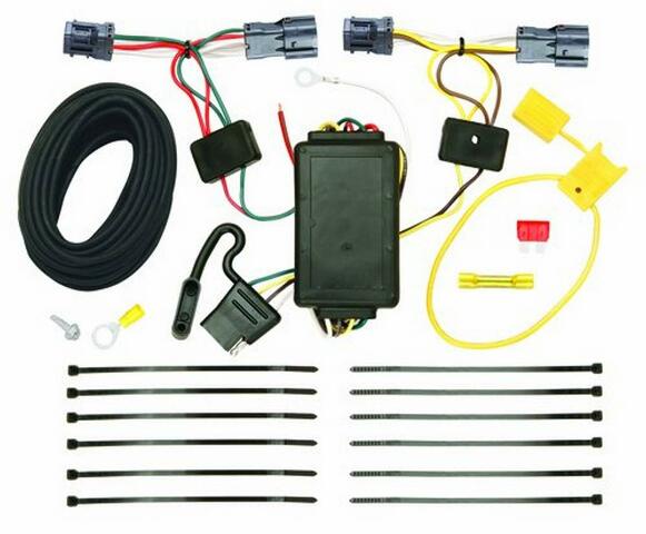 Tow Ready 118501 T-One Connector Assembly Compatible with Hyundai Tucson , Black