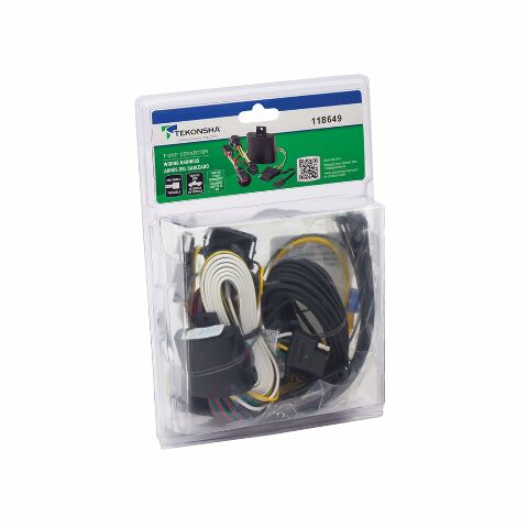 TEKONSHA T-One® T-Connector Harness, 4-Way Flat, Compatible with Select Freightliner Sprinter 2500, Sprinter 3500 : Mercedes-Benz Sprinter 2500, Sprinter 3500,Black