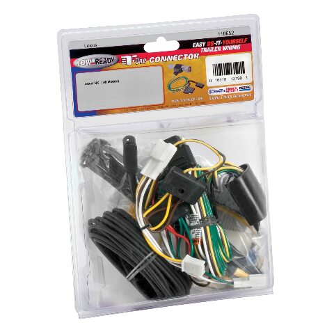 TEKONSHA T-One® T-Connector Harness, 4-Way Flat, Compatible with Select Lexus NX200t, NX300h