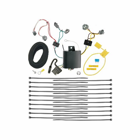 Tekonsha T-One® T-Connector Harness, 4-Way Flat, Compatible with Select Toyota Tacoma