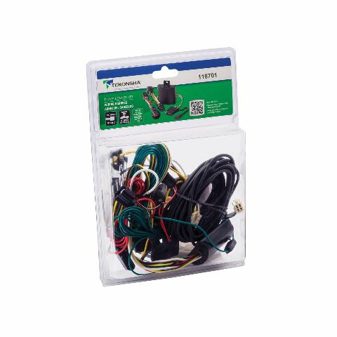 Tekonsha T-One® T-Connector Harness, 4-Way Flat, Compatible with Select Toyota Prius