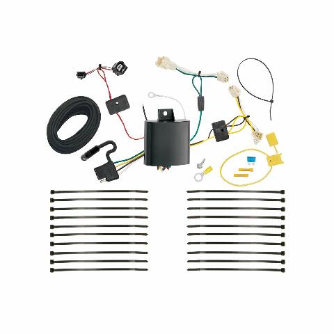 Tekonsha T-One® T-Connector Harness, 4-Way Flat, Compatible with Select Toyota Prius