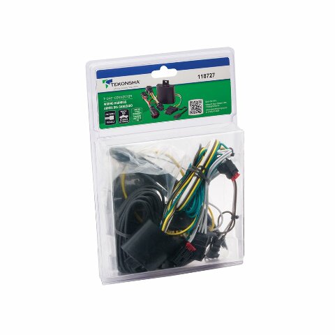 Tekonsha 118727 T-One Connector Assembly with Upgraded Circuit Protected ModuLite HD Module, 1 Pack , Black