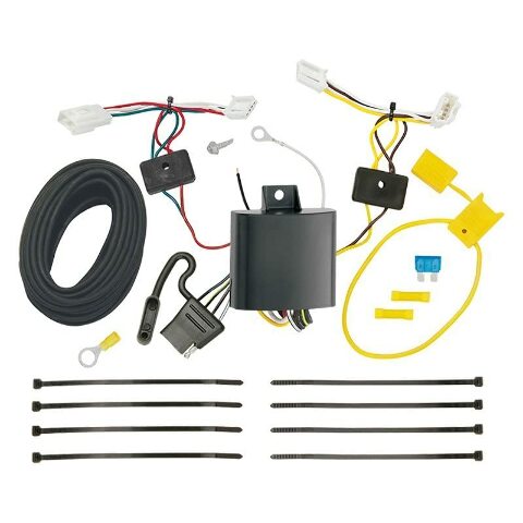 Tekonsha T-One® T-Connector Harness, 4-Way Flat, Compatible with Select Scion iM : Toyota Corolla, Corolla iM