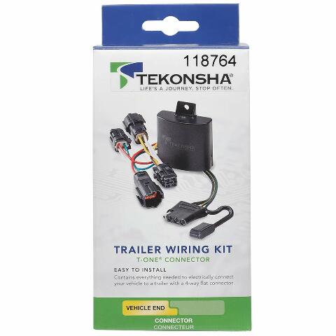 TEKONSHA T-One® T-Connector Harness, 4-Way Flat, Compatible with Select GMC Terrain