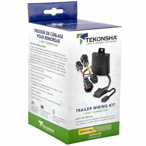 Tekonsha T-One® T-Connector Harness, 4-Way Flat, Compatible with Select Volvo XC40